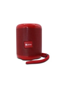 Mini Bluetooth 5.0 Wireless Speaker Micro SD FM Radio USB Auxiliary 1 Hour - Red - View 2