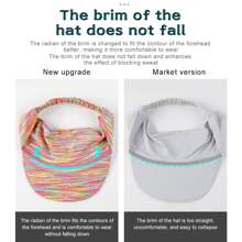 Sport Sun Visor Hat Athletic Visor Cap Adjustable Stretch Band Visor Hat Quick Dry Hat with Sweatband for Women Men Running Jogging Golf Tennis Cycling - Light Grey - View 6