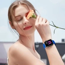 1 Stück Unisex Mode Lässig Silikon Schmetterling Schnalle Uhrenarmband, kompatibel mit 38mm 40mm 41mm 45mm 46mm 44mm 42mm 49mm, weich bequem wasserdicht Armband kompatibel mit Serie SE8/7/6/5/4/3/2/1 Ersatz Smart Watch Band Zubehör