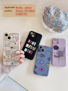 4pcs Phone Case Compatible With P14 Apple, P13 Huawei, P12 Pro Samsung P11 - Multicolor - View 1