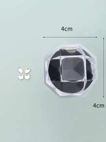 1 Box Of Y2k Butterfly Rhinestones For Teeth (note: Glue Not Included, Please Buy Separately) - White - View 5