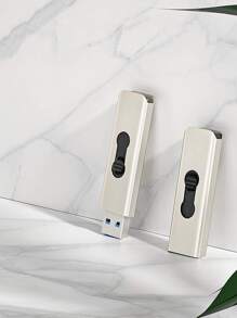 HP USB Flash Drive X796w USB3.2 32GB 64GB 128GB 256GB Metal Pendrive High Speed Push And Pull Metallic Body U-Disk For Destops Laptop  TV - Beige - View 9