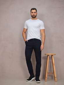 Men Jeans - 藍色 - 查看 4