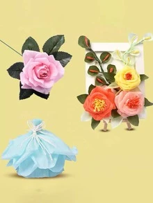 1 Miếng Đầy màu sắc Dày Giấy Cuộn DIY Gấp giấy Chất liệu Đối với Làm Giấy Hoa ( Màu sắc tùy ý ) - Nhiều màu - Xem 3