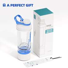 Blue Shaker Bottle Sports Water Bottle, Multi-purpose Cup