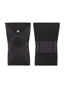 1pc Elastic Thin Knitted Knee Support Gym Accessories Knee Support Sports Knee Pads Gym Knee Pads - Black - View 4