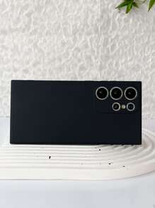 1个防震纯色TPU手机壳+凸起摄像头保护膜 - 兼容 11/12/13/14/15 Pro Max、S22/23/24+ UA04/A05/A14/A15/A24/A25/A34/A54S、OPPO、vivo、Redmi Note 13 Pro/13C/A3、荣耀70/90/X7/X8/X9/X6AB、NOVA 3/4/5/6/7/8/9/10/11 SE，防水防摔防刮，国际版，非国内版 - 黑色 - 查看 7