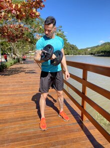 Men Sports Tees & Tanks - Cadet Blue - View 2