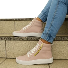 Women Fashion Boots - 淺粉色 - 查看 1