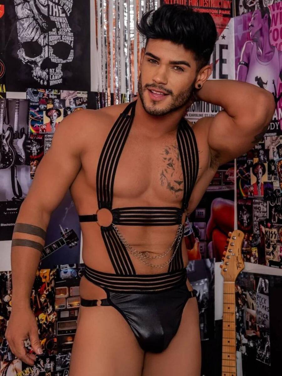 Men Costumes - Black - View 1