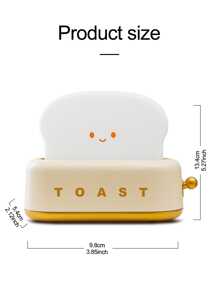 1入組麵包設計檯燈 - 黃色 - 查看 7