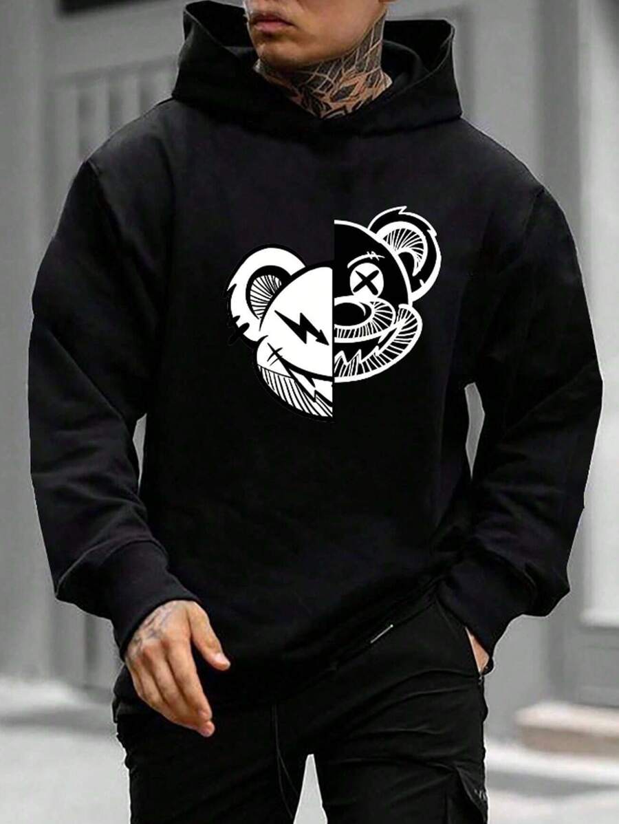 Men Sweatshirts - màu đen - Xem 1