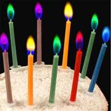 1 hộp (12 chiếc) / 2 hộp (24 chiếc) / 4 hộp (48 chiếc) Nến sinh nhật ngọn lửa nhiều màu & 1 chiếc Đồ trang trí bánh số màu đỏ và trắng, Đồ trang trí tiệc sinh nhật, Đồ trang trí bánh, Nến sinh nhật vui vẻ, Quà tặng, Nến cho tiệc sinh nhật dành cho người yêu thú cưng - màu sắc - Xem 1