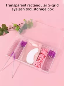 klimonla Hộp đựng dụng cụ nối mi hình chữ nhật trong suốt 5 ngăn có nắp lật, hộp đựng đồ bằng nhựa trong suốt, thích hợp cho phòng ngủ, nhà cửa, phòng tắm, phòng màu hồng, trang trí phòng khách, đồ dùng du lịch, túi quà tặng, quà tặng cho mẹ, bố, nam giới, bạn bè, giáo viên, sinh nhật, đám cưới, bàn làm việc, kệ, phụ kiện, hộp quà, quà tặng vui nhộn, hộp đựng đồ, hộp trang sức, túi nhỏ, hộp đựng cọ trang điểm, giá đựng cọ, hộp đựng nước hoa, túi đựng đồ, quà tặng cho phụ nữ, quà Giáng sinh, ý tưởng quà tặng cho phụ nữ, trang trí phòng. - Trong sáng - Xem 2