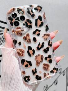 1pc Leopard Pattern Phone Case - Multicolor - View 1