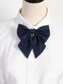 1 Pieza Corbata De Lazo Sólido En Estilo De Colegiala Japonesa Para Fiesta - Multicolor - Ver 3