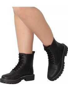 Women Fashion Boots - màu đen - Xem 3