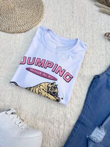 Women T-Shirts - 白色 - 查看 3