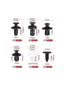 Staple Universal Automotive Kit Assortment Case 100 Pcs. Vmingo - Black - View 5