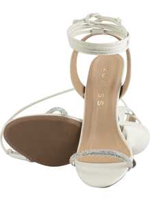 Lumiss Women Heeled Sandals - 米色 - 查看 7
