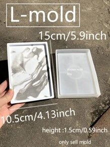 Rectangular Cement Tray Mold, Elliptical Home Decorative Storage Dish Gypsum Mold, For Small Accessories, Jesmonite Mold - White - View 6