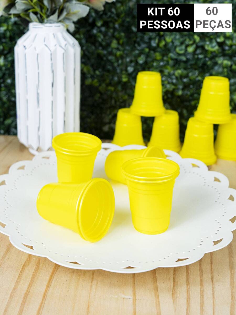 Disposable Cups - Gelb - Übersicht 1