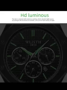 New Vintage Style Men's Watch, Classic Business Steel Band Quartz Casual Water-Resistant Wristwatch