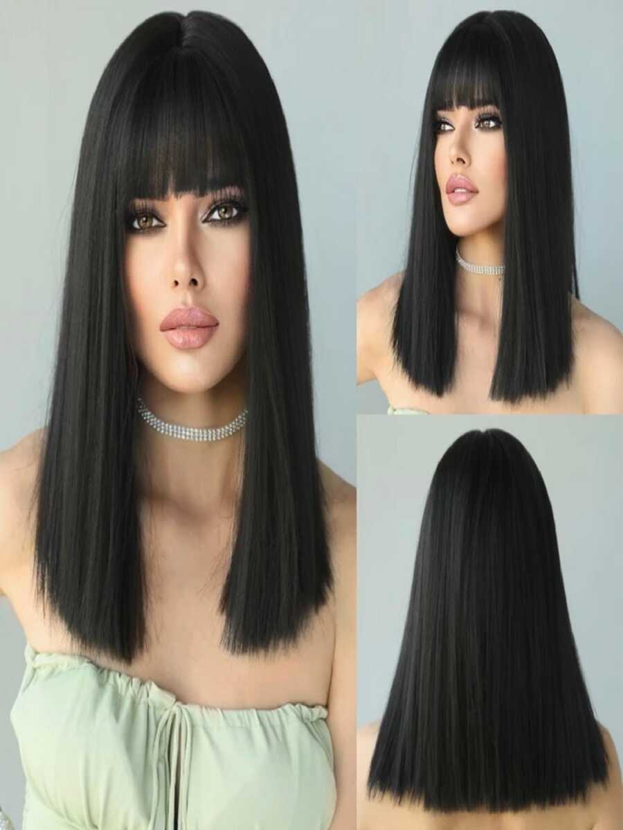 Synthetic Woven Wigs - Hai tông màu - Xem 1