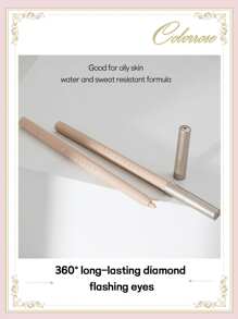 COLORROSE 高光笔，珠光乳霜质地，提亮眼周肌肤，打造闪亮眼部轮廓，有效遮盖黑眼圈，防晕染，持久显色，适合日常妆容，提亮内眼角，香槟色 - 香檳色 - 查看 5