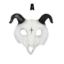 Máscara De Cabra - Blanco y Negro - Ver 2