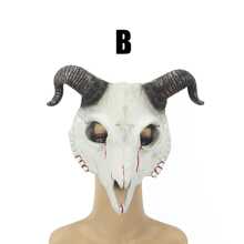 Máscara De Cabra - Blanco y Negro - Ver 3