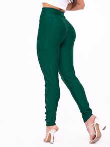 Women Sports Pants - 綠色 - 查看 3