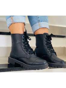 Women Fashion Boots - màu đen - Xem 2