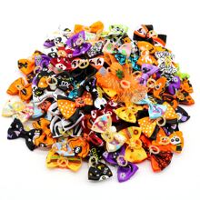 5/8/10/12pcs Happy Dog Halloween Bat Skull Scalp Stretching Hair Rope, Dog Accessories Cat And Dog Universal Pet Headwear, Suitable For Daily Halloween Wear, Style Random Shipping