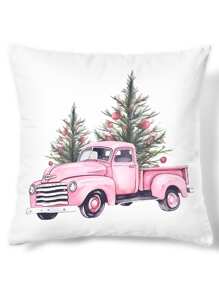 1 Miếng Giáng sinh Loạt In hoa kỹ thuật số Vỏ gối Với Mẫu - màu sắc - Xem 1