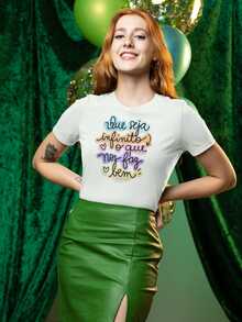 Women T-Shirts - 白色 - 查看 3
