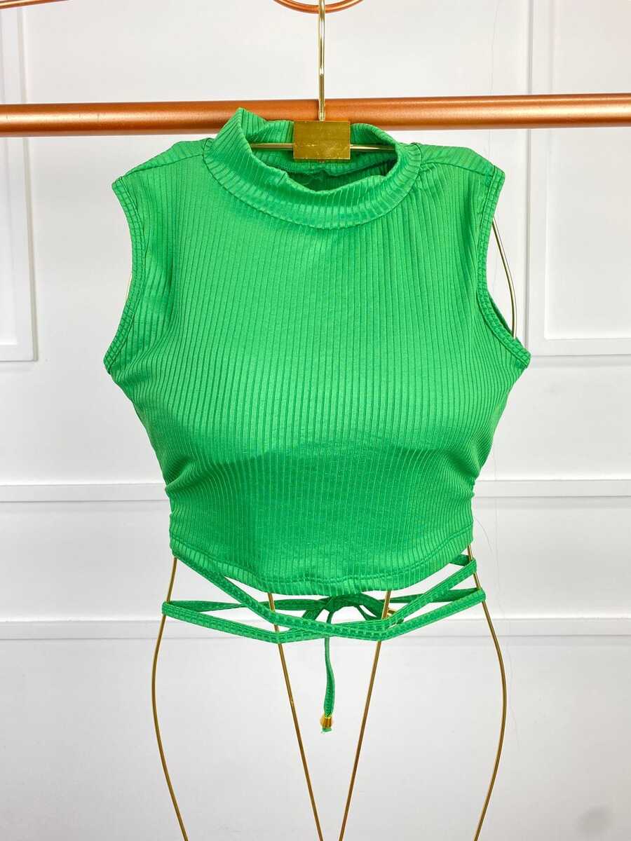 Women Tops - màu xanh lá - Xem 1