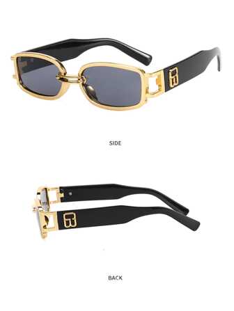 全新时尚复古眼镜女士男士品牌设计师复古矩形眼镜女士男士流行彩色方形眼镜学院风适合返校季