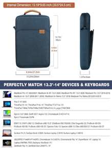 Minimalist Laptop Bag, Two Sizes For Tablets And Laptops, Compatible With Macbook/IPad ,9-14 Inches