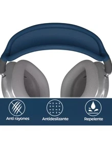Almohadilla Funda Para Diadema Compatible Con A ir P ods Max - Azul - Ver 3