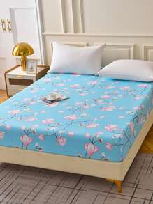 3入組膚友好型面料床單配備2個枕頭套 - 藍色 - 查看 4