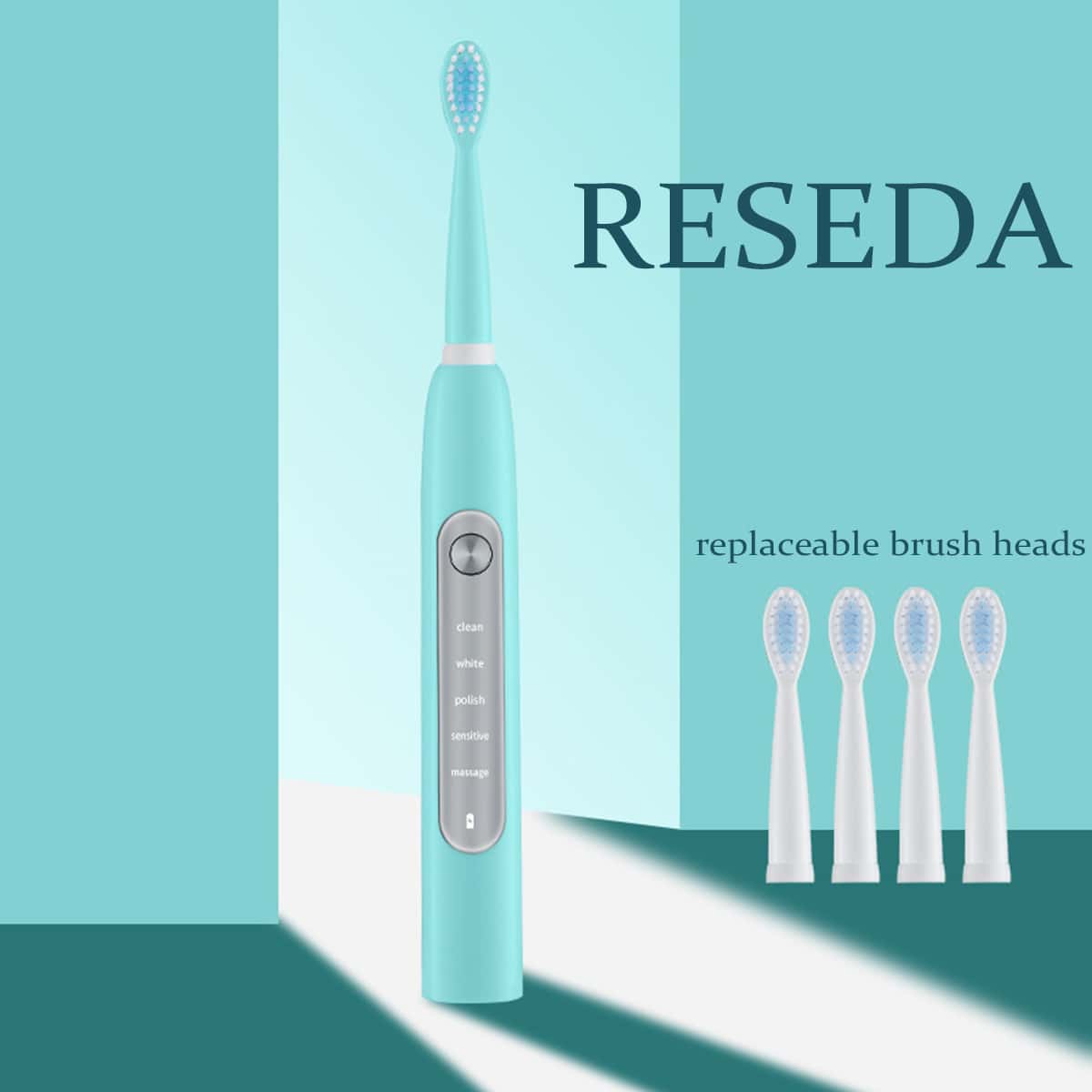 New Arrival Ultrasound Soft Bristle Electric Toothbrush, Portable