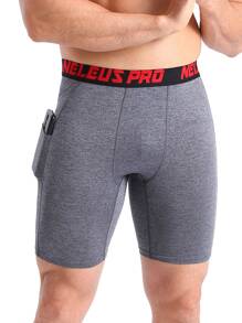 NELEUS Men's 3 Pack Running Compression Shorts With Pockets - black,grey,white#3 - View 5