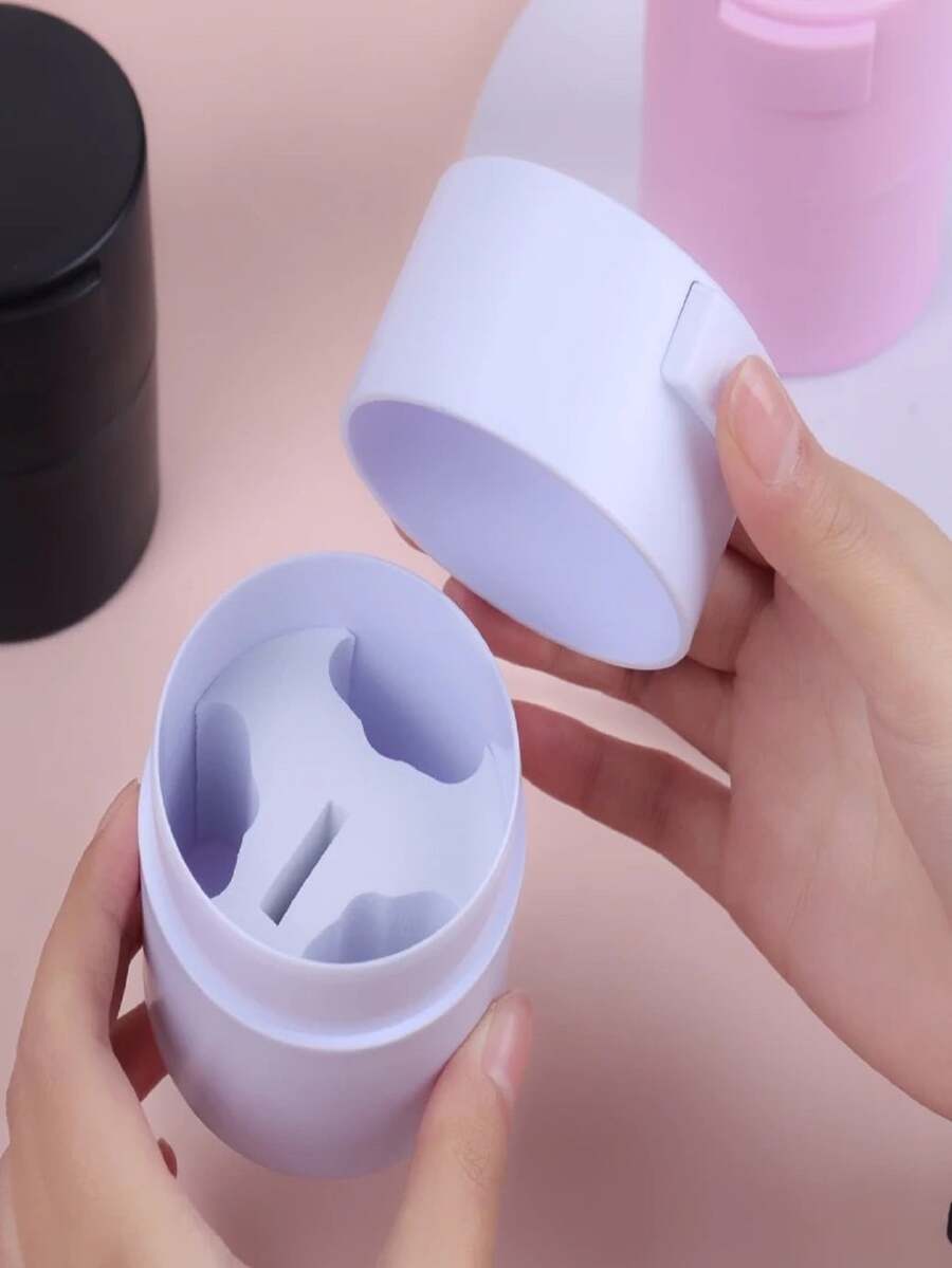 Container Jar For Adhesive Glue For Eyelash Extensions - White - View 1