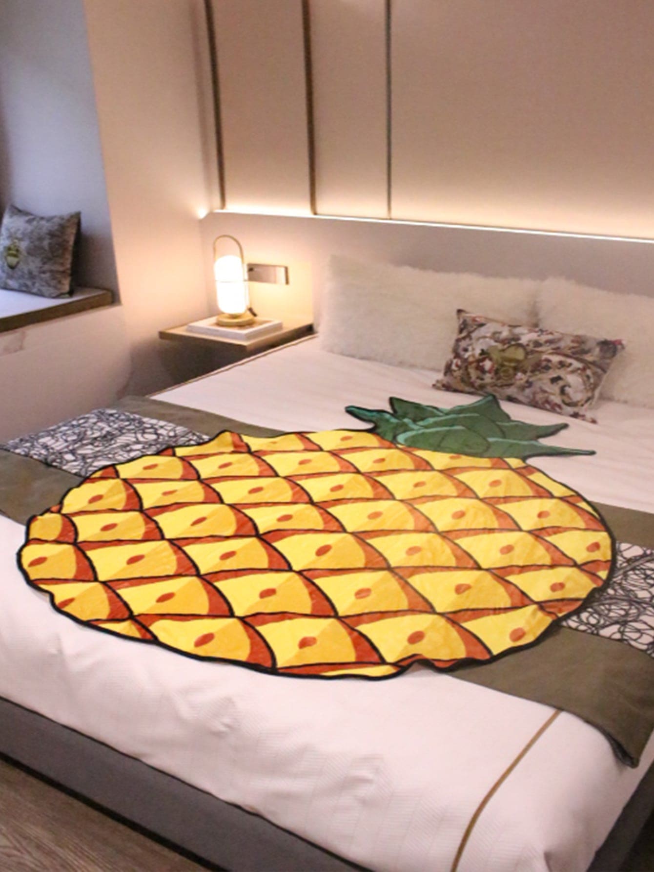 1個法蘭絨數字印花毛毯,適用於床上,辦公室午睡,加厚保暖空調毛毯,午睡毛毯,沙發毛毯,超柔軟皮膚友好類毛毯 - 彩色 - 查看 1