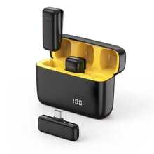 Microphone Cravate Professionnel Sans Fil Pour Smartphones, Microphone À Pince Plug & Play Avec Étui De Chargement, Micro Sans Fil Pour Enregistrement Vidéo/audio, Enseignement, Interviews