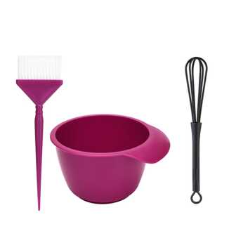 Kit de herramientas para teñir el cabello de 2/3 piezas, set de mezcla de tinte para el cabello, apto para salón profesional y coloración del cabello en casa
