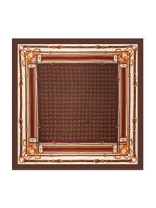 Khăn lụa nữ - Cà phê nâu - Xem 4