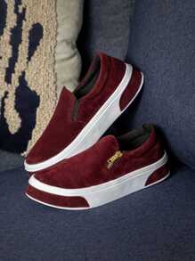 GuGi Women Casual Shoes - Burgundy - View 3