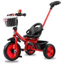 Shendy Vendy Triciclo Tipo Carreola Plegable Portatil Reclinable 2 En 1 - Rojo - Ver 1